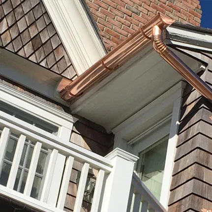 copper gutter installation North Babylon ny